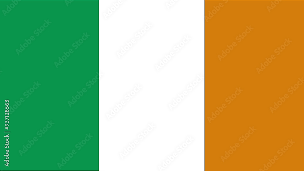 Naklejka premium Italy flag