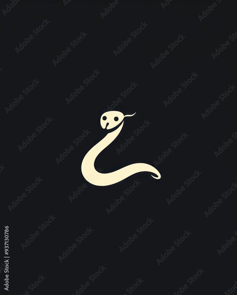 Fototapeta premium icon snake