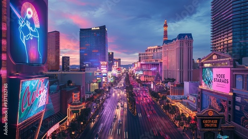 very attractive city with colorful color