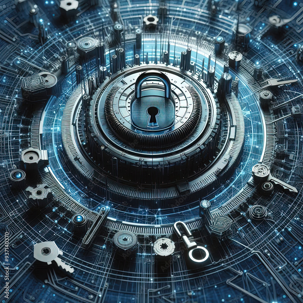 Obraz premium Secure Protection Measures