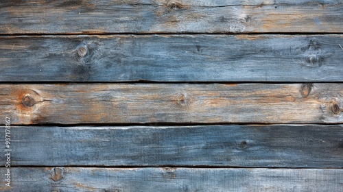 Wallpaper Mural A close-up view of weathered wooden planks with a rustic appearance. Torontodigital.ca
