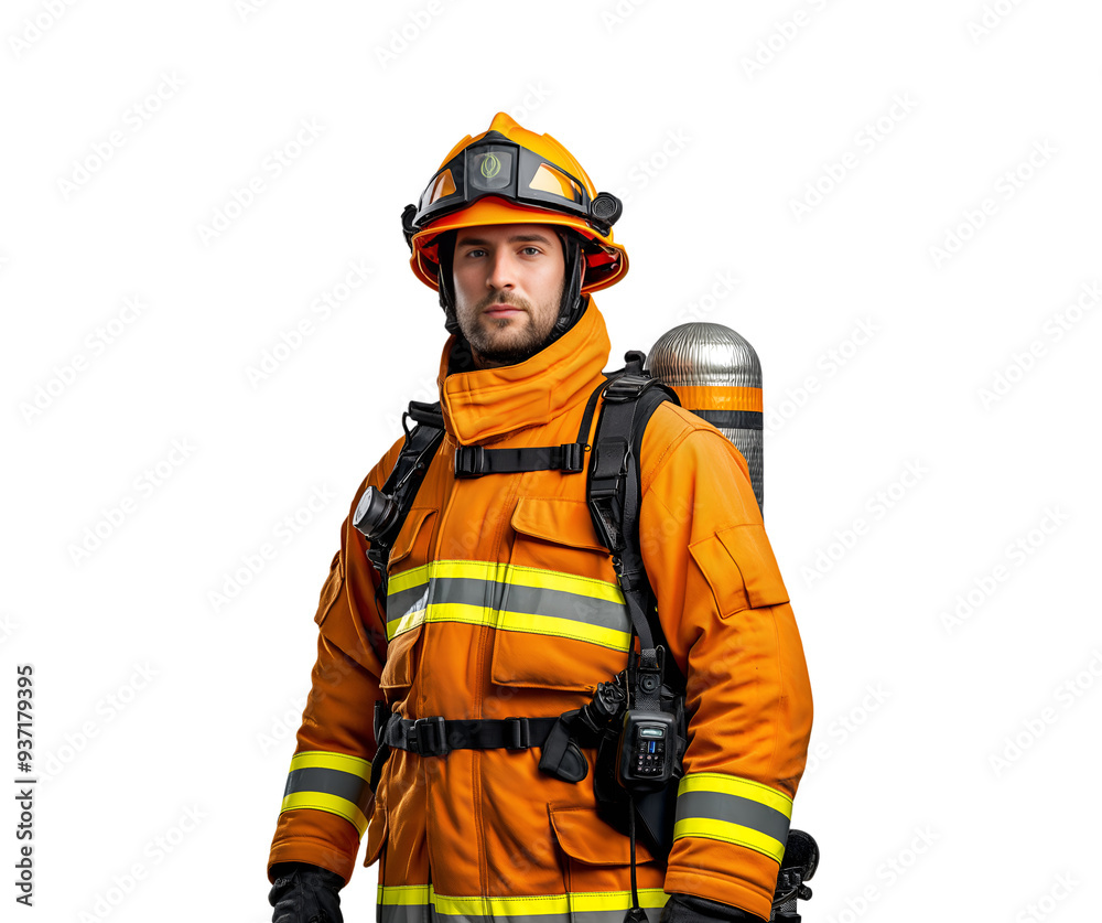 firefighter on an isolated firefighter on an isolated