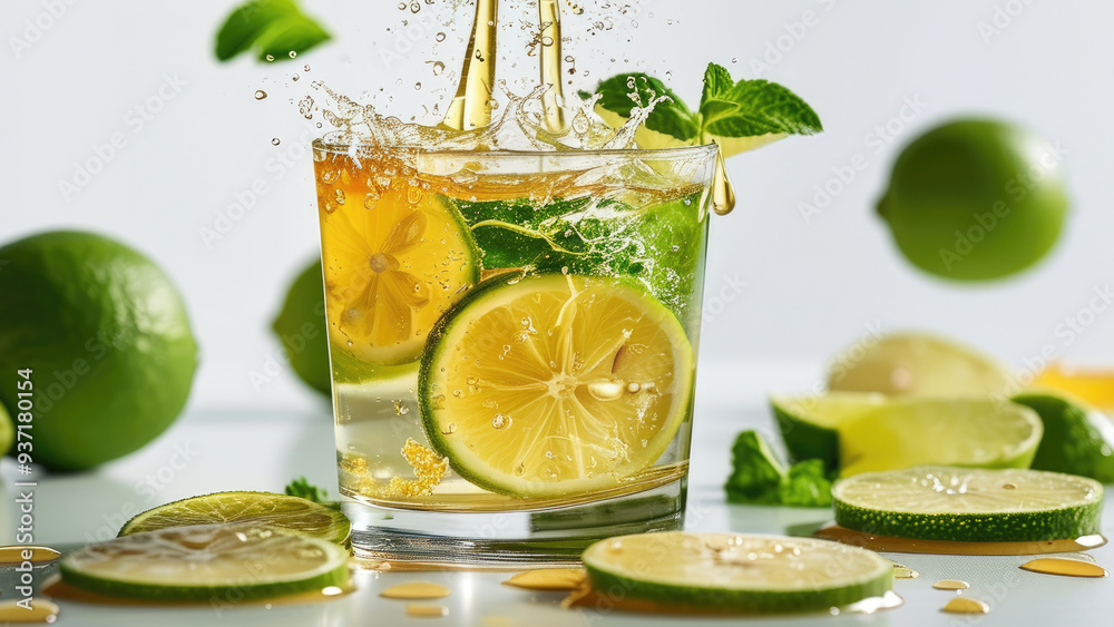 Refreshing Infused Water with Lime and Honey: A Healthy and Revitalizing Drink Refreshing Infused Water with Lime and Honey: A Healthy and Revitalizing Drink