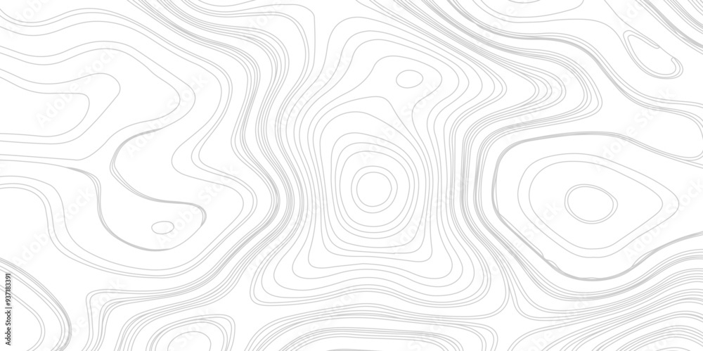geography scheme and the terrain path. Ultra wide. Map on land terrain Illustration, Abstract pattern with lines White wave paper curved geography scheme and the terrain path. Ultra wide. Map on land terrain Illustration, Abstract pattern with lines White wave paper curved