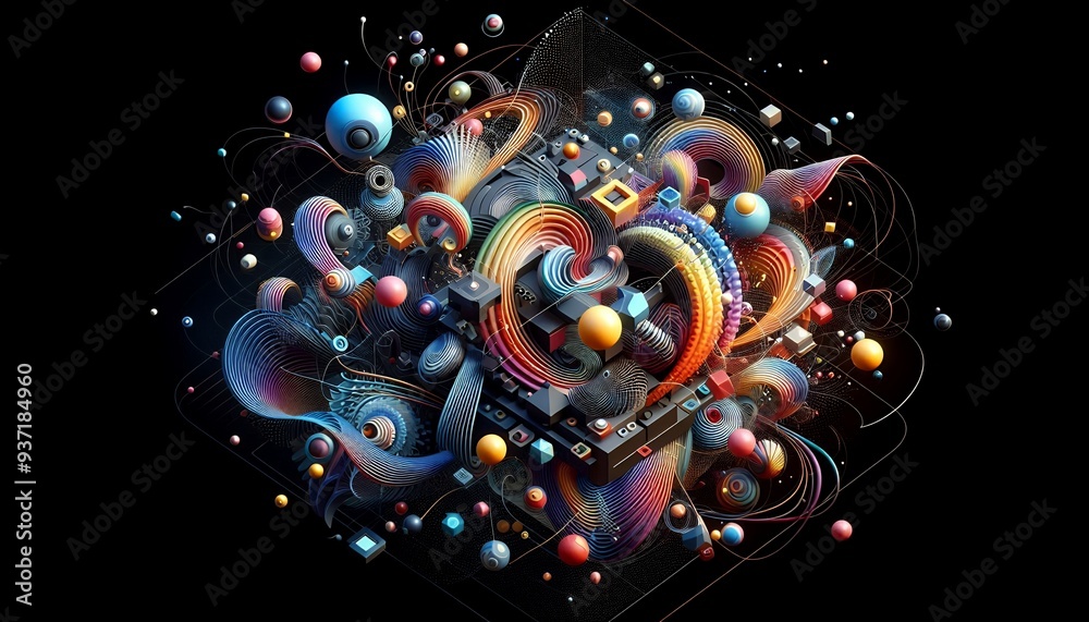Abstract dark background Abstract dark background