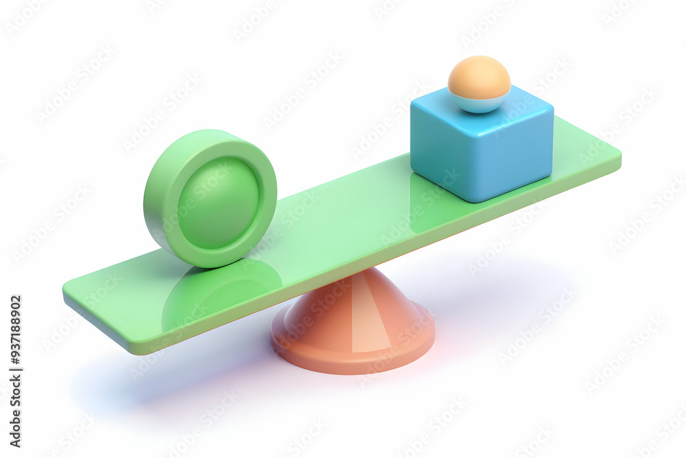 3D Icon as Balance board and banknote concept as A balance board and a banknote combining balance training with financial security ideal for clean and isolated vector designs. isolated white backgroun 3D Icon as Balance board and banknote concept as A balance board and a banknote combining balance training with financial security ideal for clean and isolated vector designs. isolated white backgroun