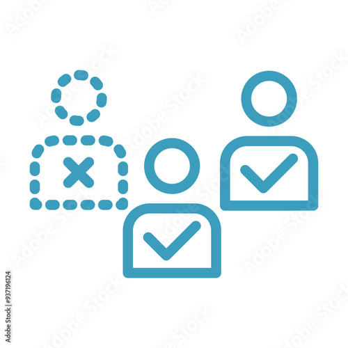 Absent icon template