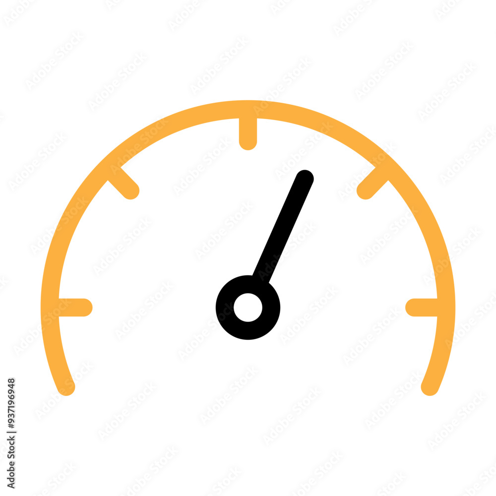 Speed indicator icon template Speed indicator icon template