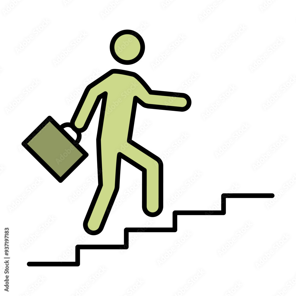 Career icon template Career icon template