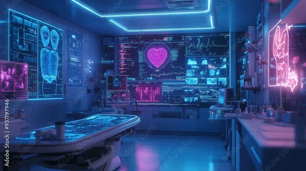 Futuristic Medical Lab.