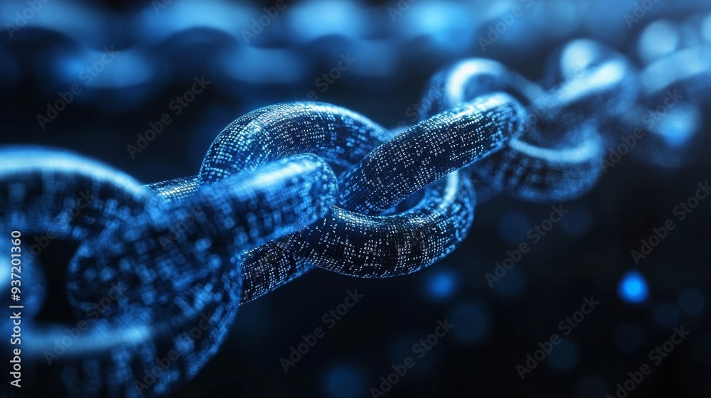 Digital Chain Links. Digital Chain Links.