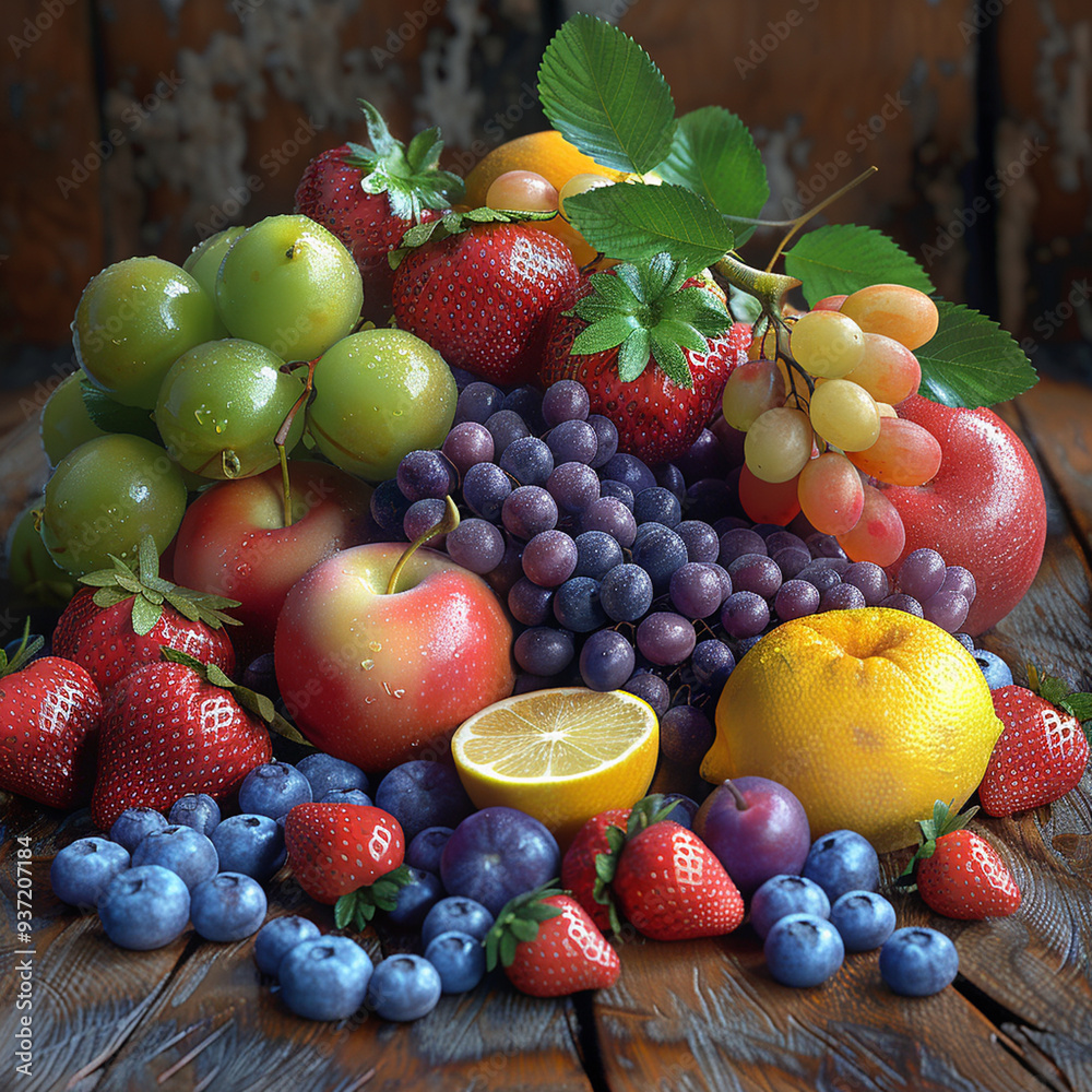 Arranging fruit in various containers Arranging fruit in various containers