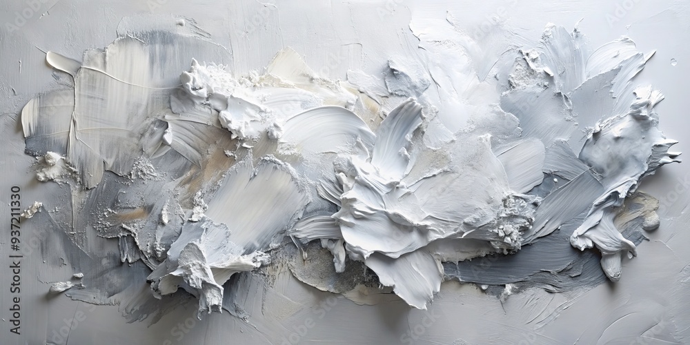 Textured White and Gray Abstract, Abstract Art, White Texture, Grey Texture, Acrylic Painting Textured White and Gray Abstract, Abstract Art, White Texture, Grey Texture, Acrylic Painting