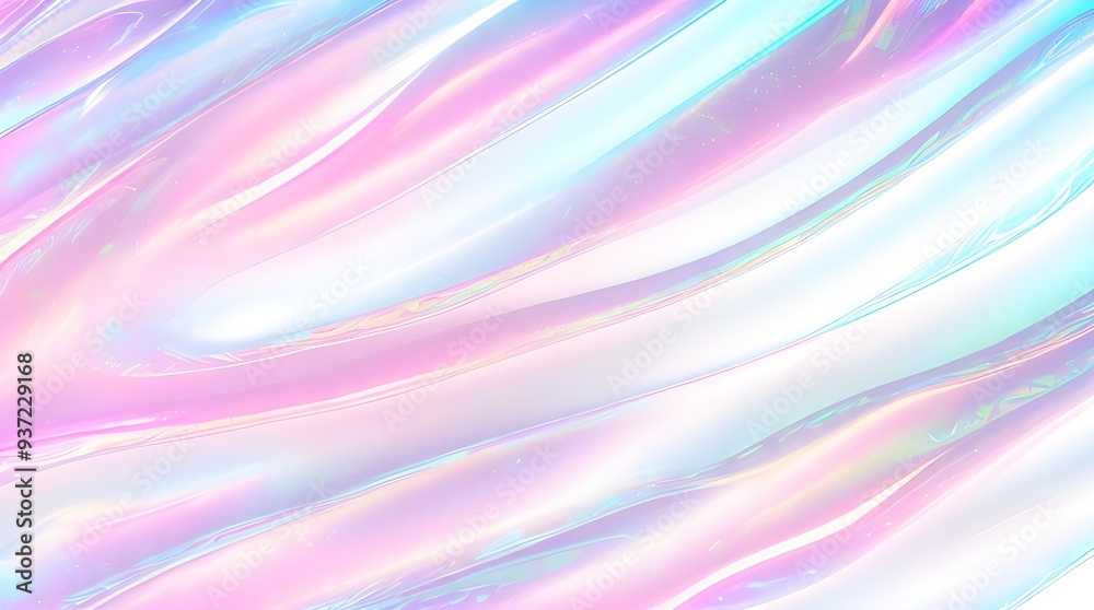 Holographic background seamless trendy iridescent light foil texture. Soft holographic pastel unicorn marble background pattern. Modern pearlescent blurry abstract swirl illustration.
Holographic background seamless trendy iridescent light foil texture. Soft holographic pastel unicorn marble background pattern. Modern pearlescent blurry abstract swirl illustration.