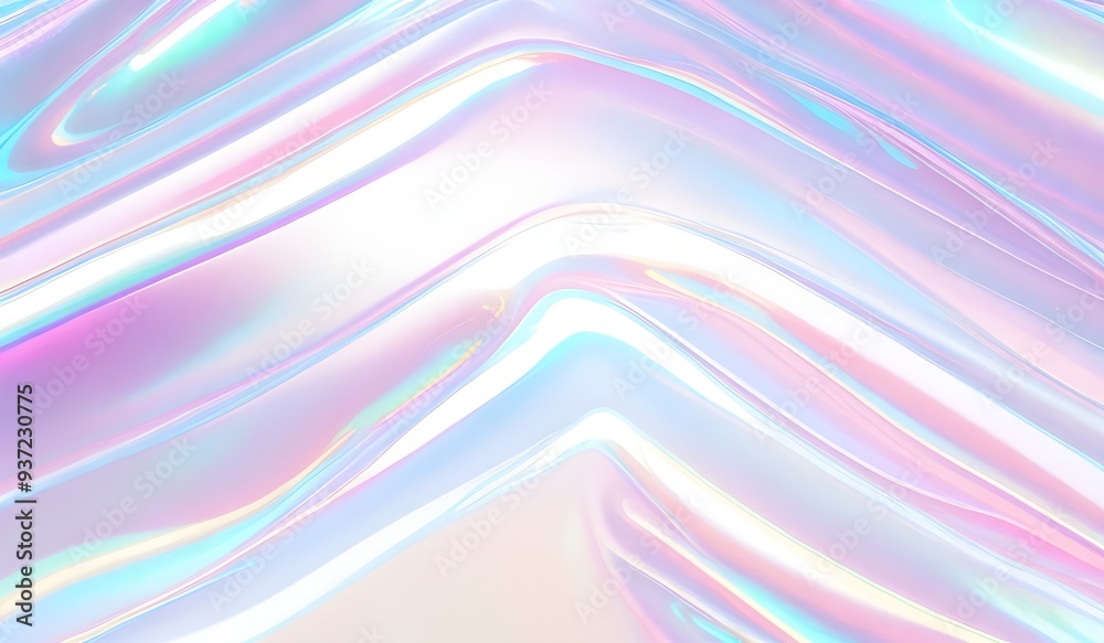 Holographic background seamless trendy iridescent light foil texture. Soft holographic pastel unicorn marble background pattern. Modern pearlescent blurry abstract swirl illustration.
Holographic background seamless trendy iridescent light foil texture. Soft holographic pastel unicorn marble background pattern. Modern pearlescent blurry abstract swirl illustration.