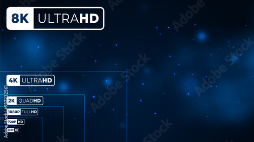 screen resolution quality chart background design