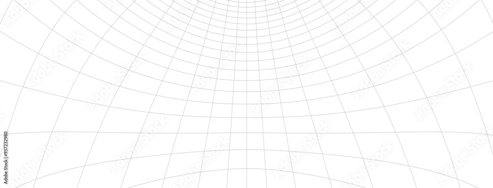 Obraz premium 3d style abstract grid line pattern on white background design