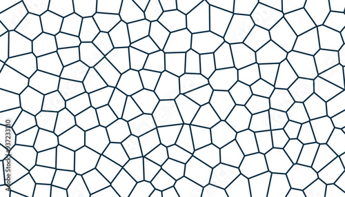 abstract geometric voronoi grid pattern wallpaper design