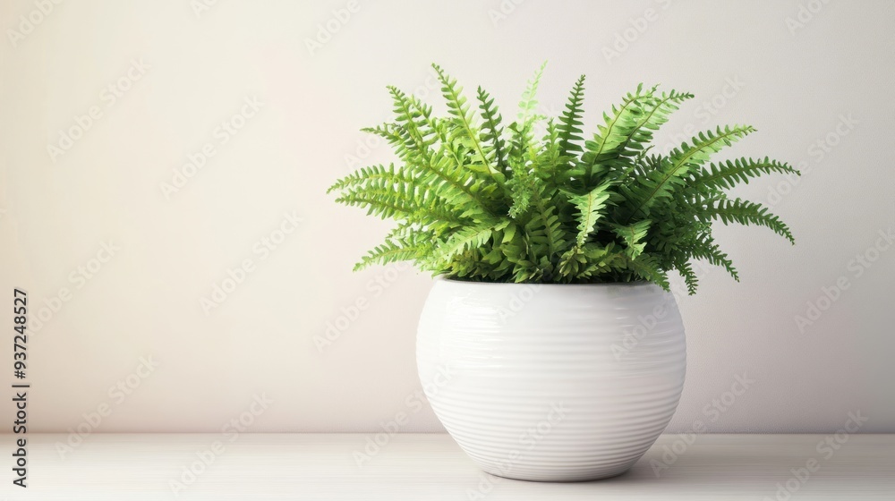 Indoor Plant in White Pot Indoor Plant in White Pot