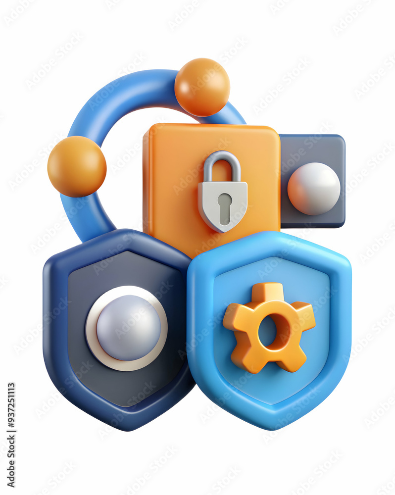 Photo Realistic as Social engineering fraud and cybersecurity system concept as A social engineering fraud icon paired with a cybersecurity system symbolizing the comprehensive measures to prevent fra Photo Realistic as Social engineering fraud and cybersecurity system concept as A social engineering fraud icon paired with a cybersecurity system symbolizing the comprehensive measures to prevent fra