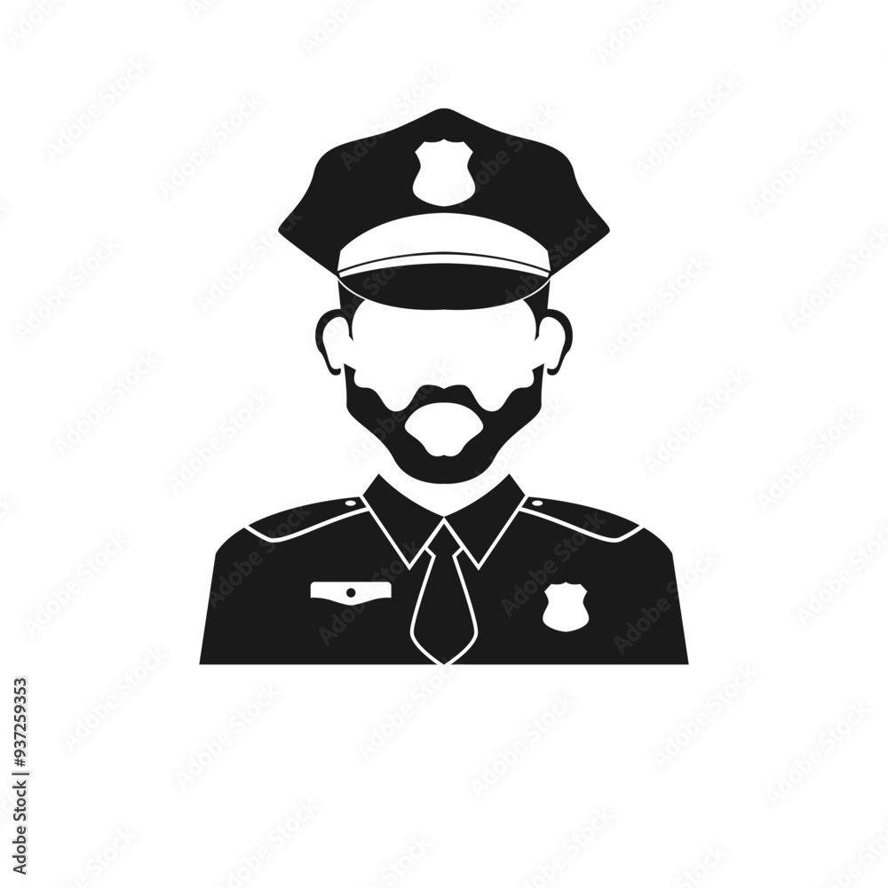 Cop icon design image Cop icon design image