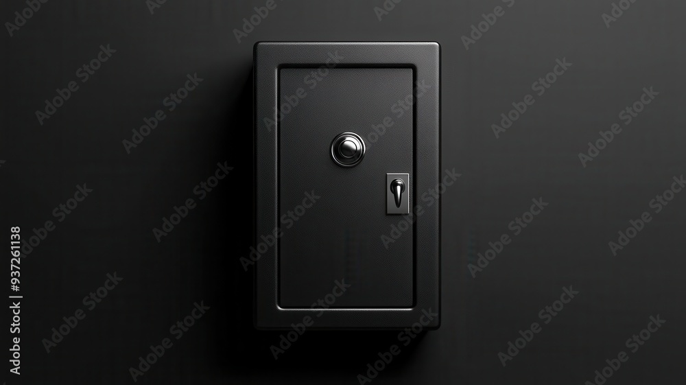 Personal safe, symbolizing financial control, 3D illustration Personal safe, symbolizing financial control, 3D illustration