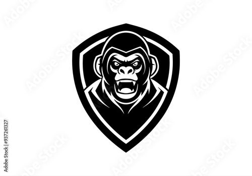 Angry Gorilla, animal, ape, big boss, bow tie, cigar, cigarette, club, esports, fitness, gaming, gorilla, gorilla head, gorilla logo, gym,  King Kong, kingkong, logo design,, gorill mafia, mafia,
