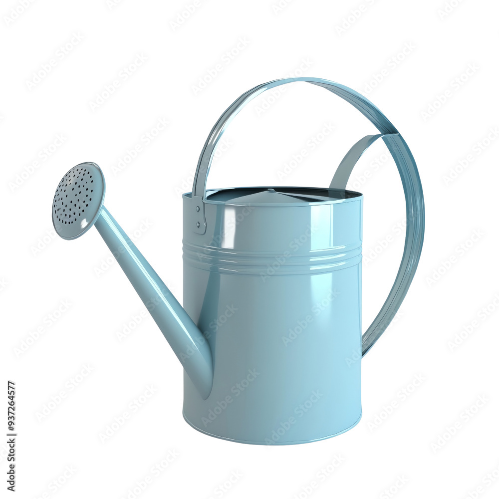 A blue watering can, perfect for gardening and plant care. Idea for indoor and outdoor use, adding charm to any garden. A blue watering can, perfect for gardening and plant care. Idea for indoor and outdoor use, adding charm to any garden.