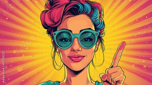 Pop Art Woman.