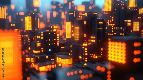 Futuristic Cityscape.