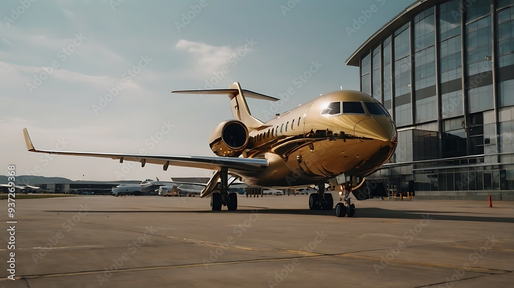 Fototapeta premium airplane at the airport