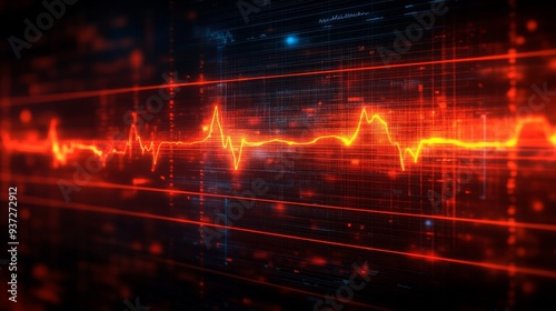 Red Digital Pulse.