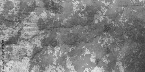 Abstract modern grunge surface texture monochrome light and dark gray watercolor abstract white old rustic concrete wall texture background, grey grunge stone vintage colorful texture background.