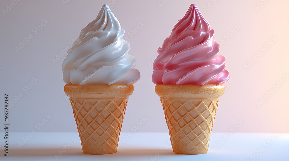 ice cream cones isolated on transparent background ice cream cones isolated on transparent background