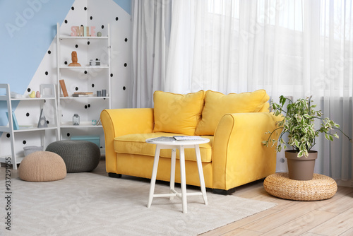 Modern living room interior...