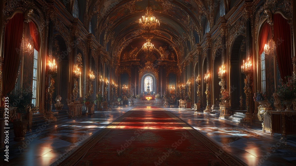 Grand Hall Interior. Grand Hall Interior.