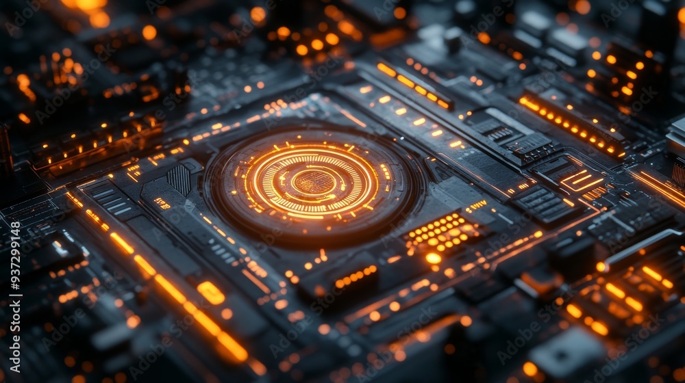 Futuristic Circuitry. Futuristic Circuitry.