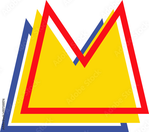 Foto Pacman Game Style Letter Alphabet Vector Element