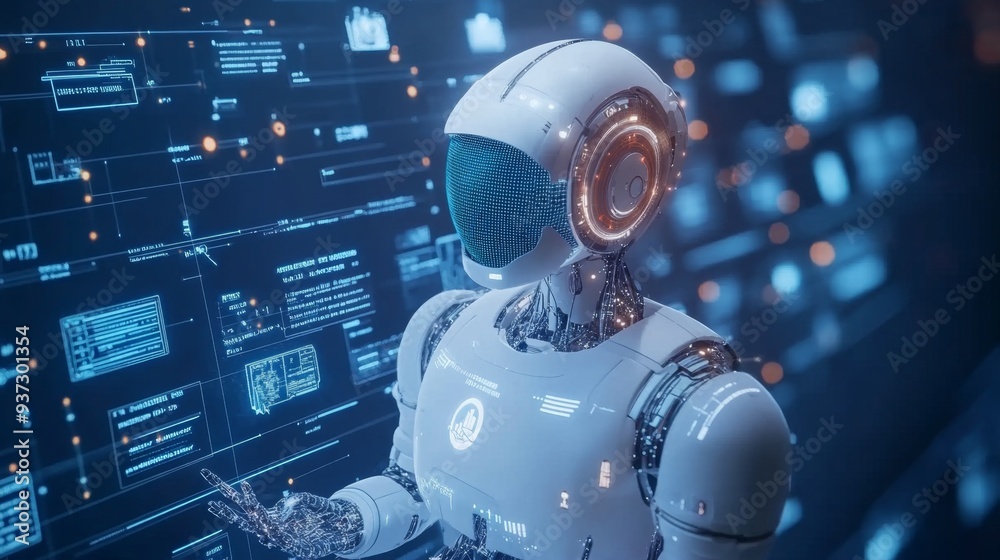 AI Robot Interface. AI Robot Interface.