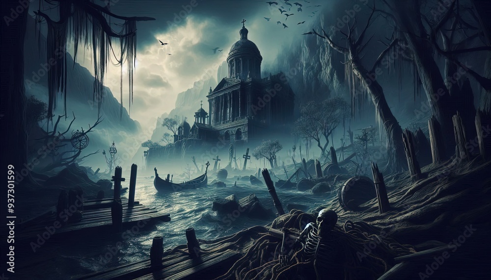 Fototapeta premium Treasure Cove of the Lost Souls