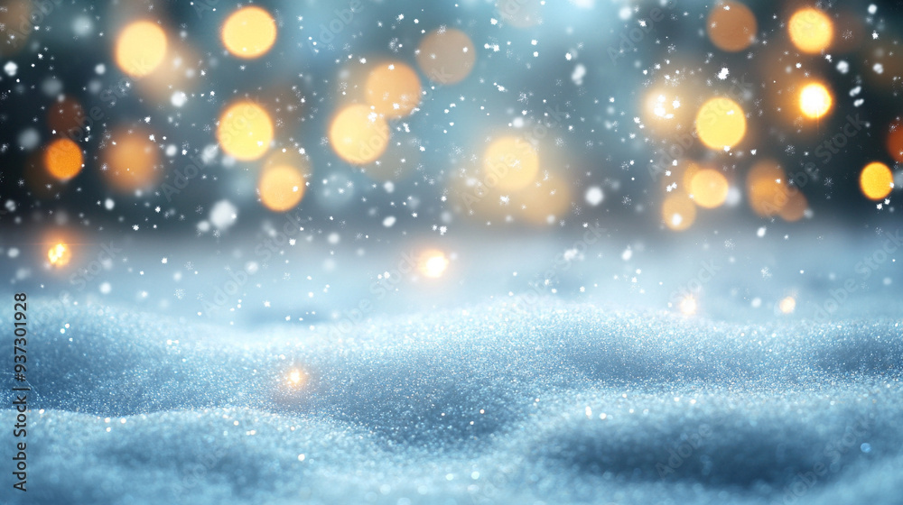 Christmas snow winter light background Christmas snow winter light background