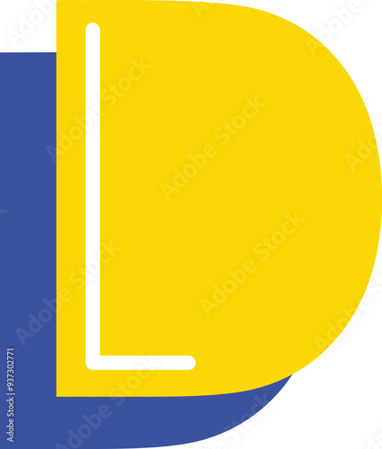 Pacman Letter Alphabet Vector Element