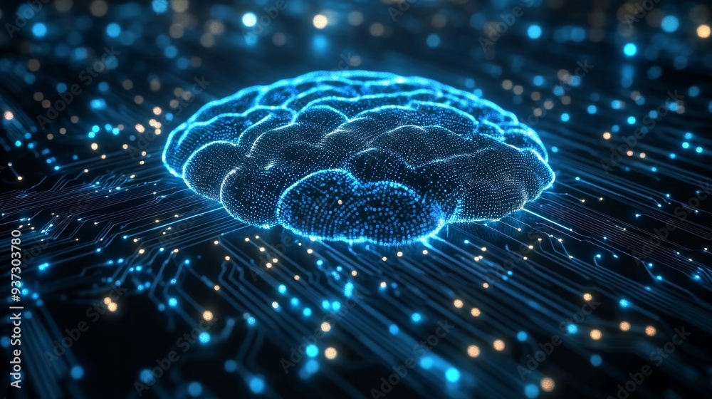 Digital Brain Circuit. Digital Brain Circuit.