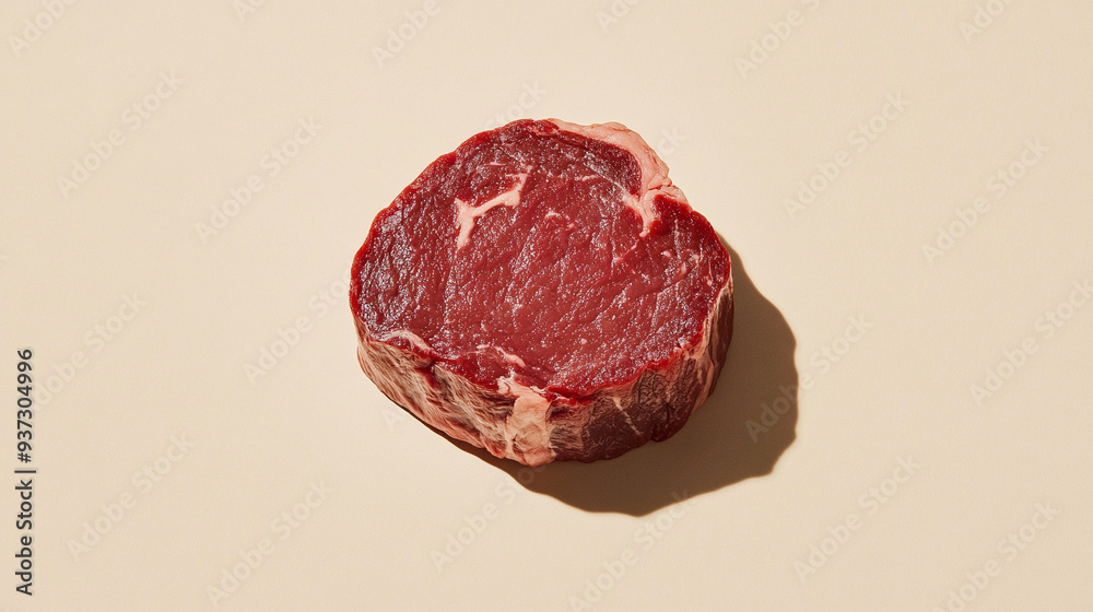Pieces of meat for making steak Pieces of meat for making steak
