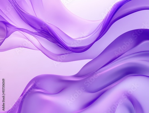 A soft, flowing abstract design in shades of purple, creating a serene and calming atmosphere.