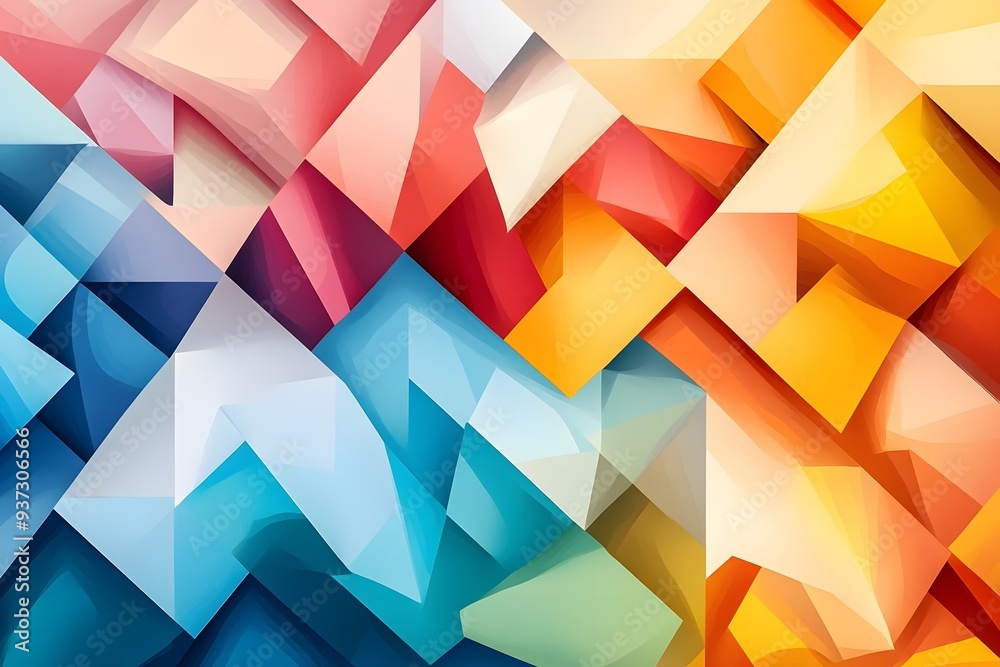 Abstract Geometric Background with Vibrant Colors. Abstract Geometric Background with Vibrant Colors.