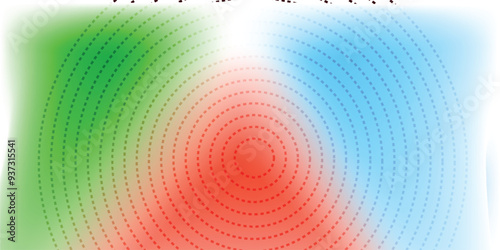 Light Blue, Red vector blurred bright template. A vague abstract illustration with gradient. The elegant pattern can be used as part of a brand book.