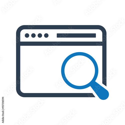 Browser search icon