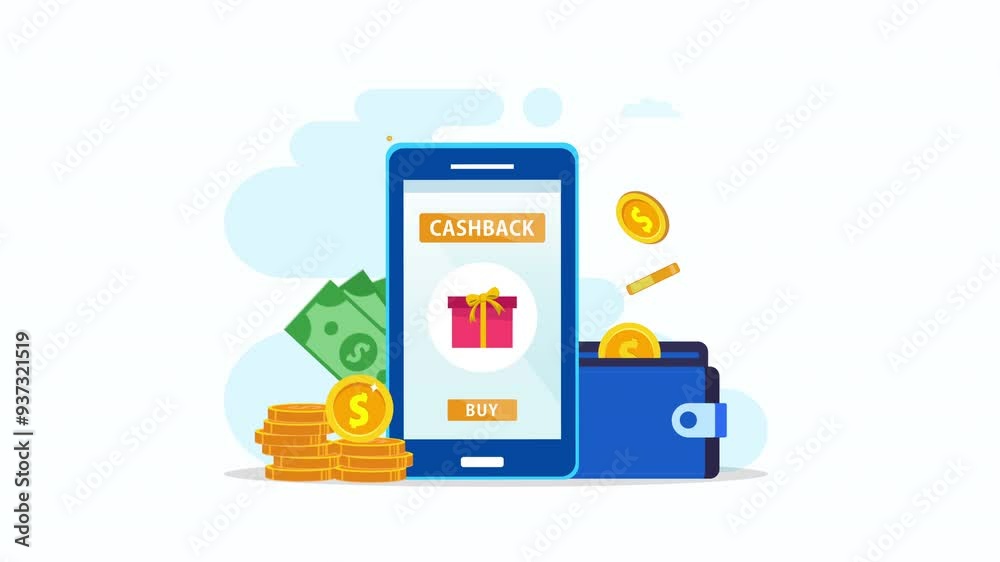 Online shopping concept 2d video animation 4k clip Online shopping concept 2d video animation 4k clip