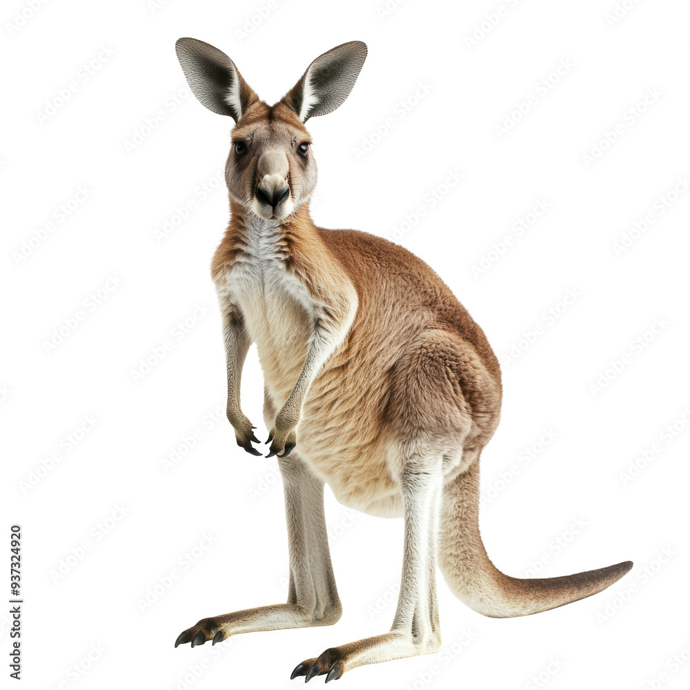 Kangaroo Standing Upright Kangaroo Standing Upright